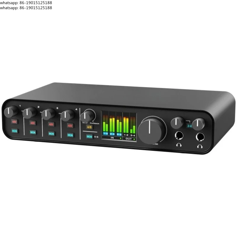 High Quality USB-C Audio/MIDI Interface Accessories M6 for Audio Production And Recording