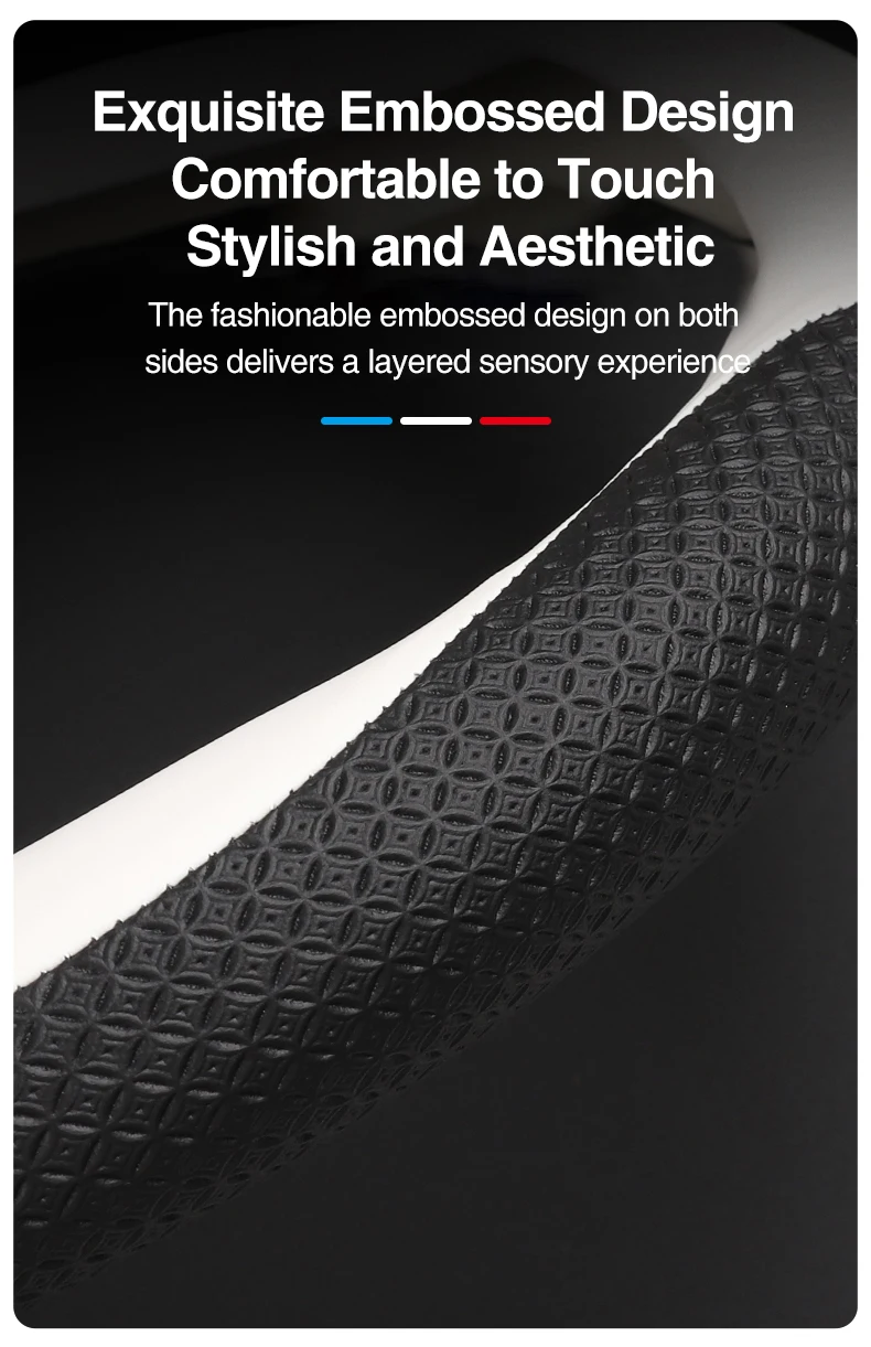 Heenvn Lenkradbezug für Tesla Model 3 Y Model Y Juniper Model 3 Highland 36cm Leder-Lenkradbezug Autozubehör – Detail 4