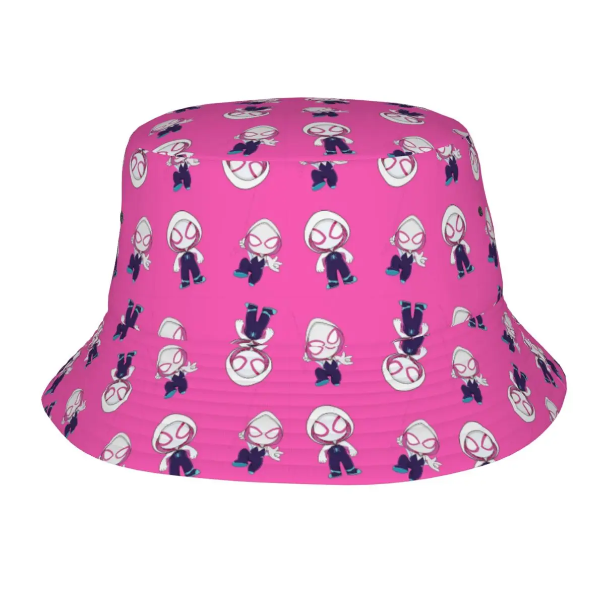 Ghost Spider Bucket Hat Panama For Kids Bob Hats Fashion Fisherman Hats For Summer Fishing Caps Man Woman