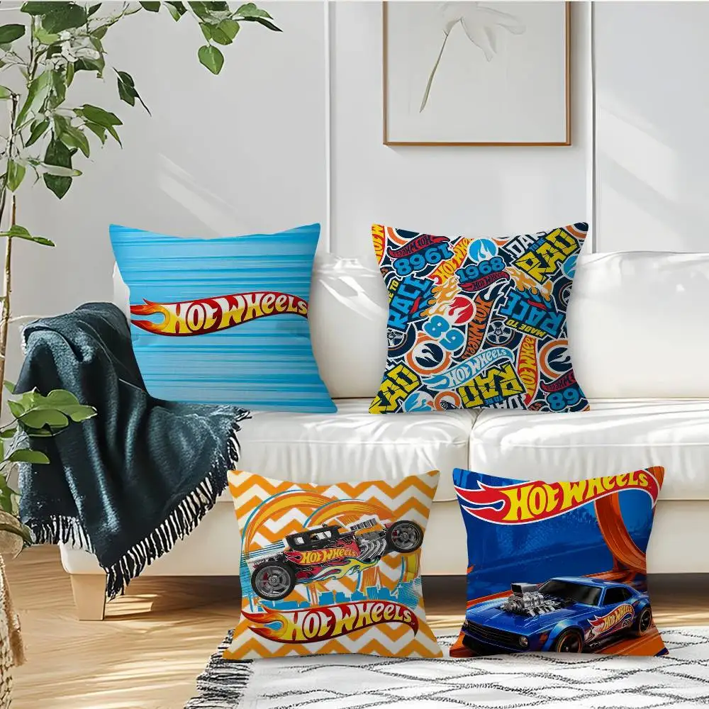 ANIME H-Hot Funny Pillow Cushion Cover Pillowcase Living Room Sofa Home Decor Customized W-Wheels
