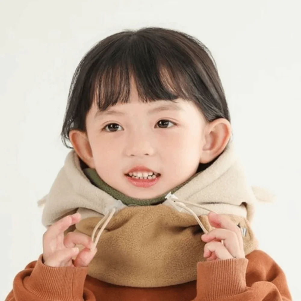 

Funny 3 in 1 Cute Winter Hats Soft Mask&Scarf Cartoon Balaclava Hat Windproof Breathable One-piece Hats Cycling