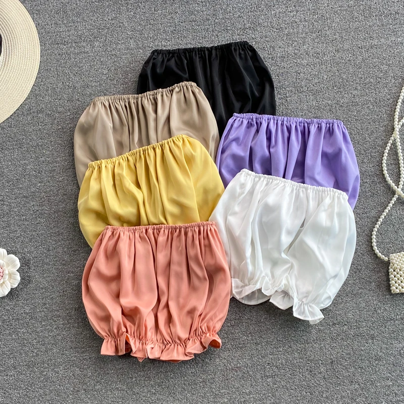 

Женский топ без рукавов с запахом на груди, летняя облегающая внутренняя одежда, жилет-бальчик, однотонный топ для поездок на работу