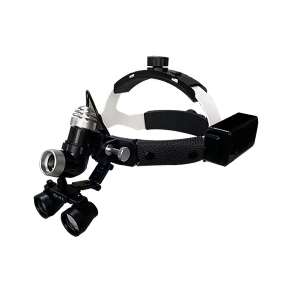 

2023Newest High Quality Medical Spotlight de ntal Head-mounted Magnifier Multi-layer Coating Process Dimmable Spot