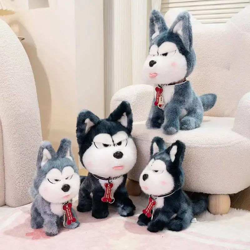 أحدث لطيف يجلس دمية أجش Kawaii محشوة ألعاب من نسيج مخملي دمية الكرتون أنيمي لطيف وسادة الأطفال هدية عيد ميلاد دمية عيد الميلاد #4