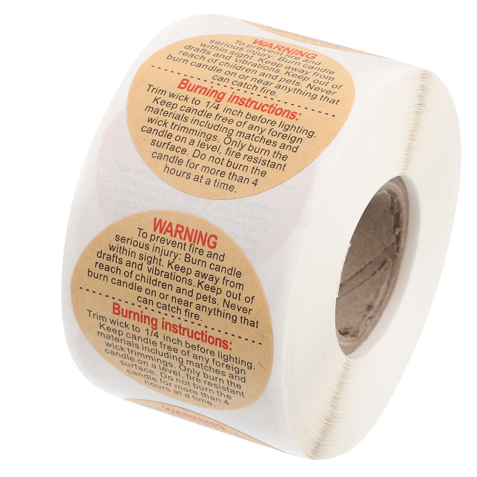 Labels Adhesive Stickers Halloween Christmas Easy Peel Stickers Craft Show Vendor Circle Label Stickers Roll Safety Decals High