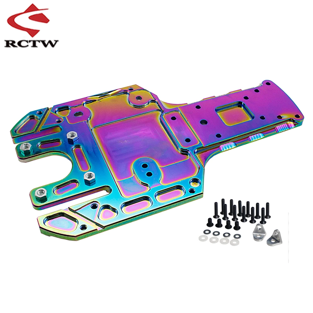 CNC High-quality Engines Rear Chassis Reinforcement Plate for 1/5 RC CAR HPI Rofun KM Rovan Baja 5b 5t 5sc Truck Upgrade Parts