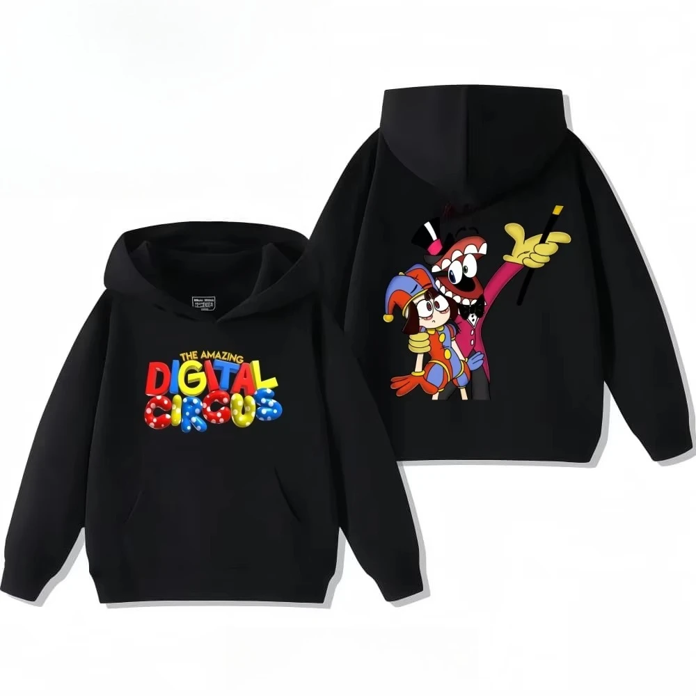 tribute to The Amazing Digital Circus cartoon character anime graphic hoodie 2D print pullover sweatshirt for men women top 2026