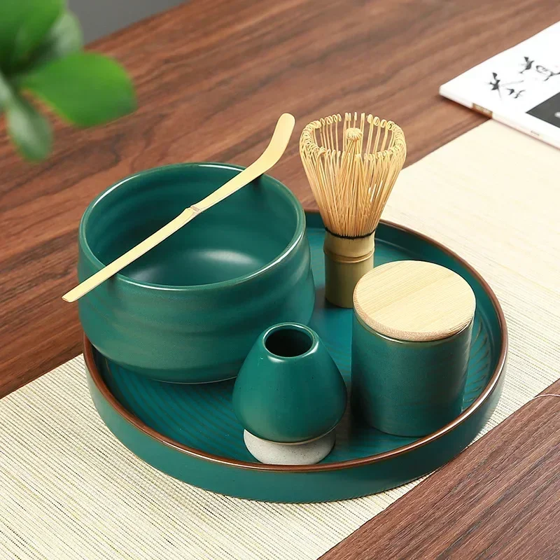 Japanese Ceramic Matcha Green Tea Chasen Holder Stand Teaware Matcha Tool Bamboo Whisk Grinder Brushes Holder Tea Accessories