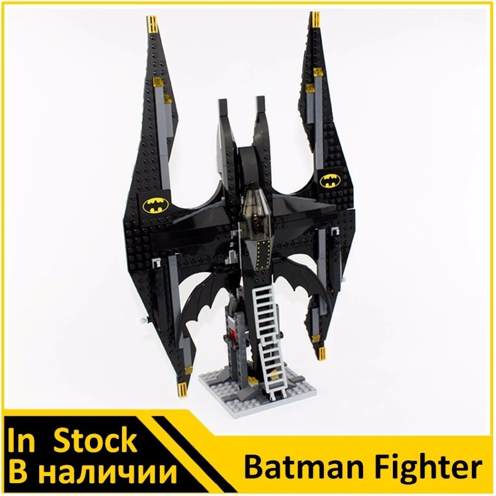 

Строительные блоки Джокер, воздушные штурмовые фигурки, крыло летучей мыши, стакан, истребитель, совместимые развивающие игрушки для детей