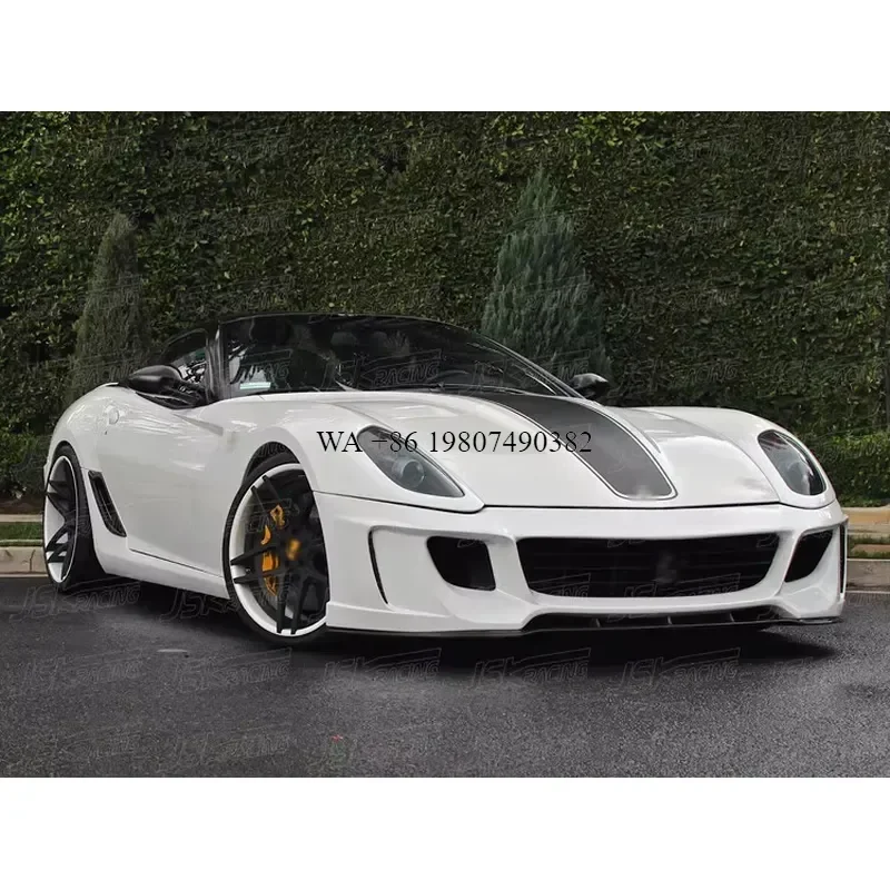 Wmwmnu Carbon Fiber Body Kit for 599 GTB 2009-2011 Vorsteiner Style Upgrade Forged Twill Weave Front Bumper Side