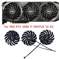 Ventilador de tarjeta de vídeo, Enfriador de GPU, PLD09210B12HH, para MSI RTX 3080Ti 3070Ti 3060Ti VENTUS 3X, para MSI RTX 3080 3070 3060 VENTUS 3X OC