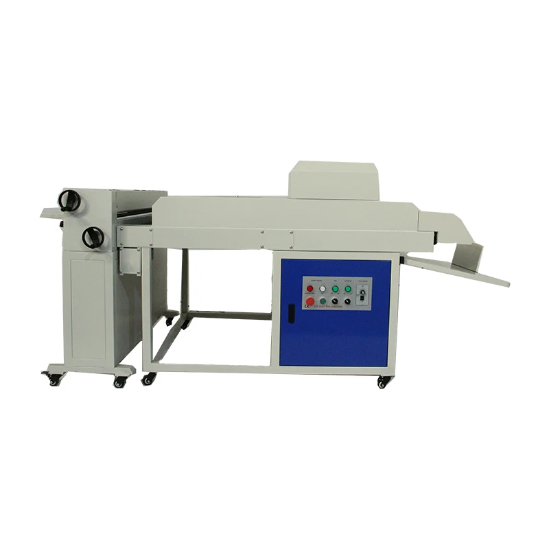 DOUBLE 100 New Innovation Automatic Small 650mm Spot UV Coating Machine For Printing Industry