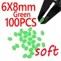 100 Piezas de 6x8 mm, Verde