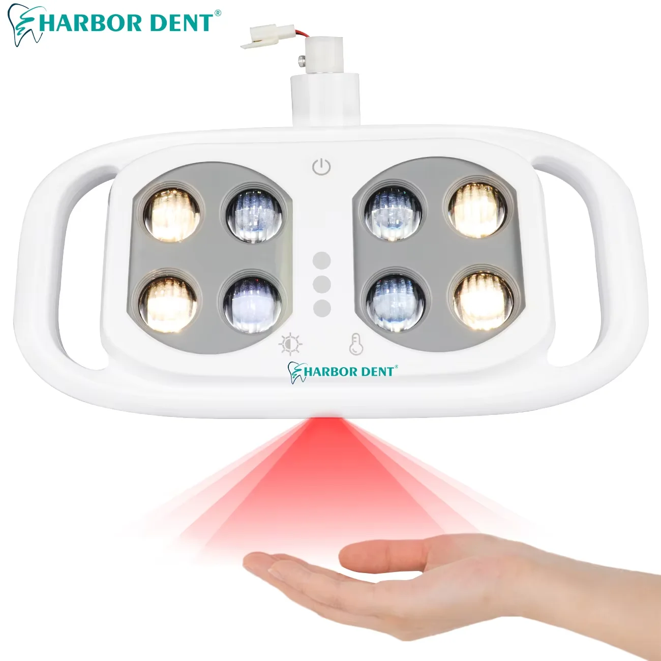 Lampada dentale a LED Luce orale per il funzionamento odontoiatrico Sedia leggera Faretto a infrarossi induttivo Strumento per l'igiene orale Sbiancamento dei denti