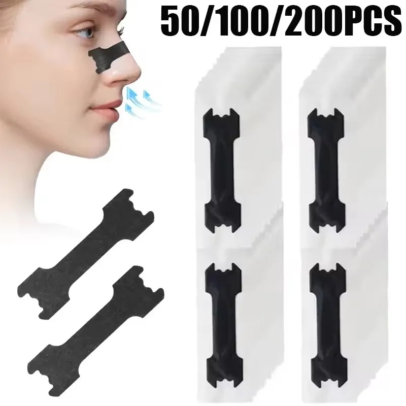 50/30/10Pcs Anti Snoring Nasal Strips for Way Help Breathing Reduce Snoring Nose Patch Better Sleep Easier Breath Aid Decive