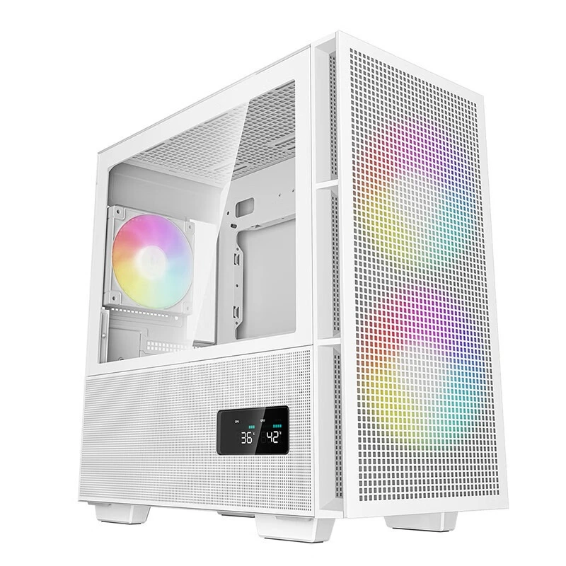Computer Case White Dual Digital LED ARGB Fan Game