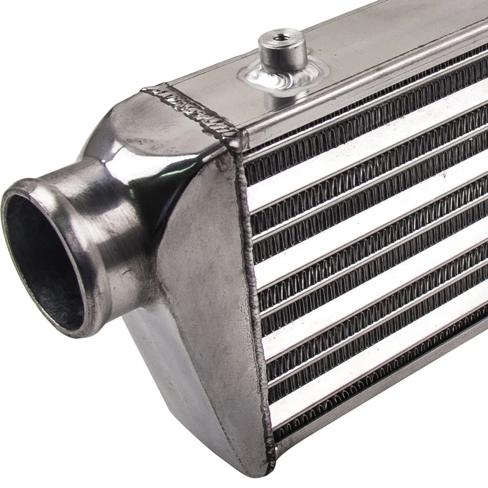 Intercooler universale 27 ''x 7'' x 2.5 "tubo e aletta per ingresso Audi Jetta 2.5" / 64mm