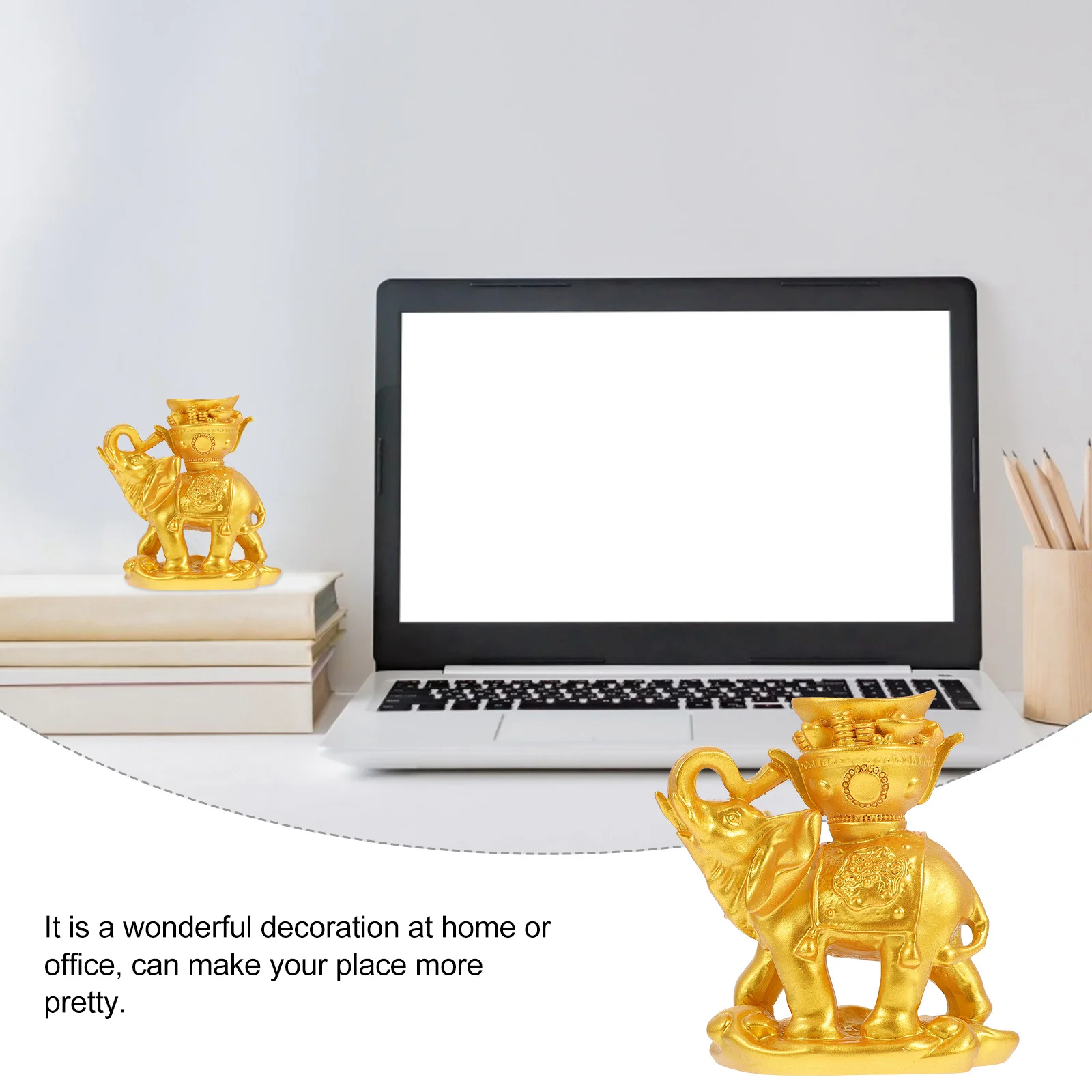 

1Pcs Resin Elephant Crystal-Ball Stand Decorative Storage Base Home Office Ornament Crystal-Ball Stand