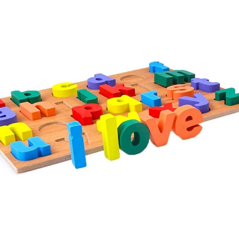 E7CE 3D Puzzle Wooden Learning Number Recognition Tangram for Activity Center Kid Stimulation Toy