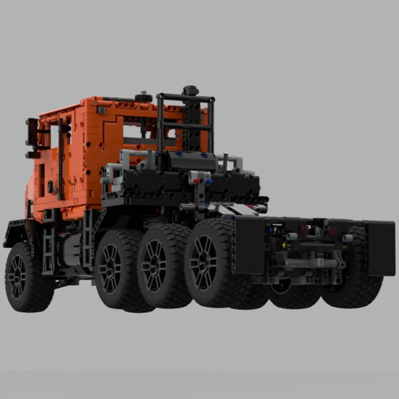 2925 قطعة MOC- 205331   MOC جديد Oshkosh M1070 خزان عسكري شاحنة نقل تعديل التكنولوجيا لتقوم بها بنفسك اللبنات الصبي هدية