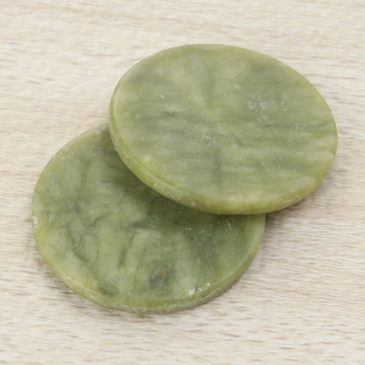 

2Pcs Jade Stone Eyelash Extension Glue Pallet Holder Premium Round Pallet Pad for Lash Application Eyelash Extension Tools
