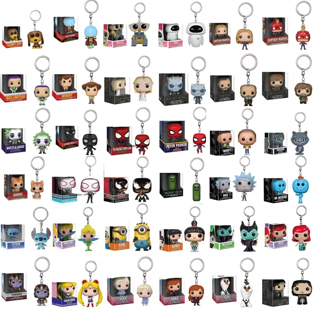 Funko pop schlüssel bund elsa anna olaf spielzeug geschichte pixar eve WALL-E spielzeug puppenspiel von thronen jon schnee vinyl action figuren spielzeug