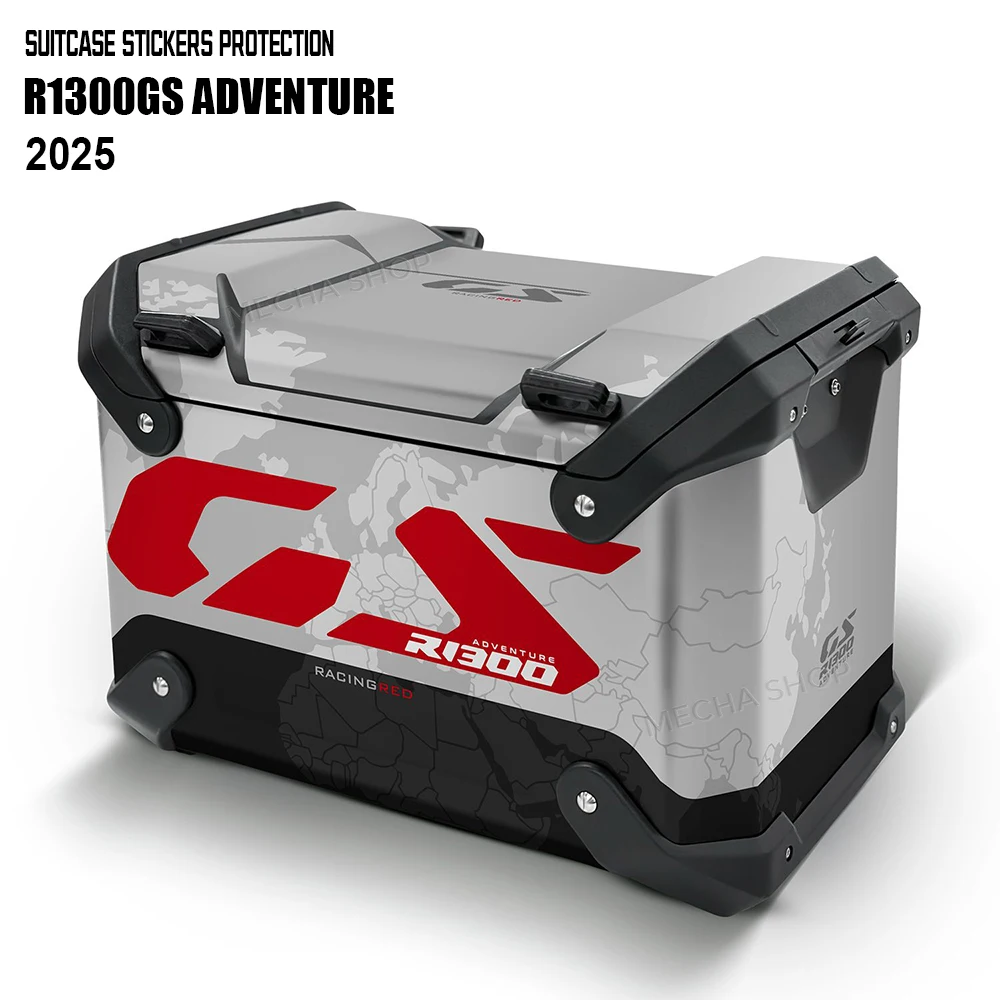 

Motorcycle Aluminium Pannier Side Suitcase Stickers for R1300GSA R 1300 GS Adventure 2024 2025 Suitcase Stickers