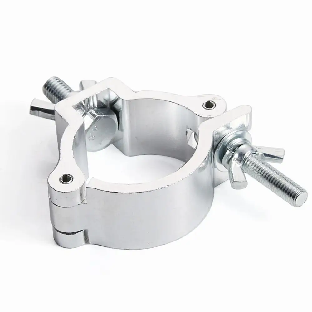 1Pcs Aluminum Alloy Stage Lights Truss Clamp Quick Release Clip Bracket DJ Light Clamps 18-21mm 38-52mm Silver Lamp Hanger Hooks