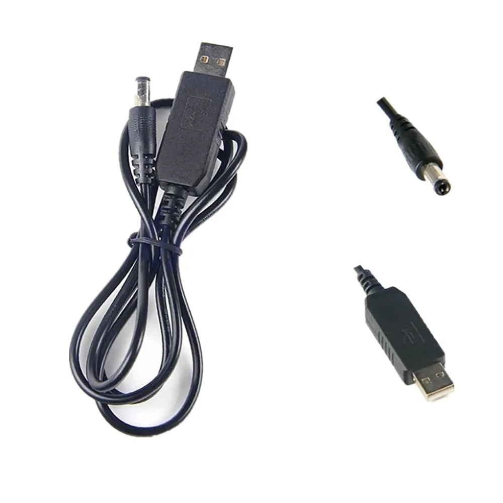 USB Power Boost Line DC 5V to 9V / 12V Step UP Module USB Converter Adapter 2.1x5.5mm Plug Power Cable Used For Router Etc