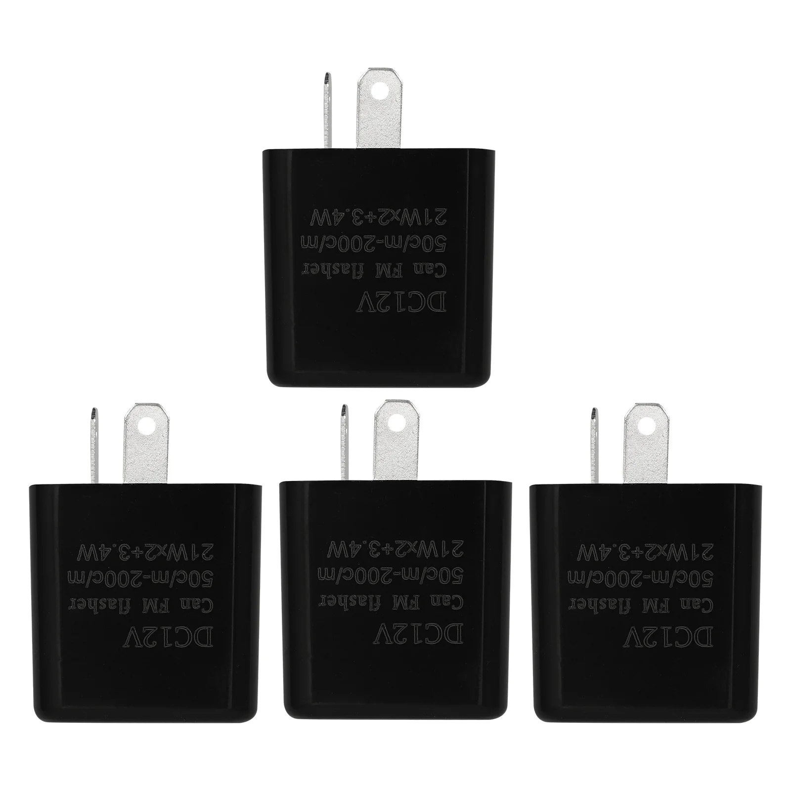

4pcs Led Flasher Relay 12V Electronic Turn Signal Controller Adjustable Speed For Motorcycle Lights, Flasher Replacement,