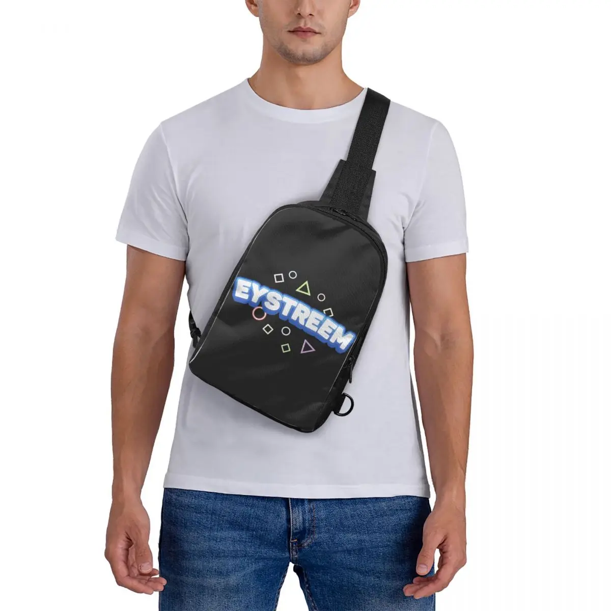 

Eystreem Chest Bag Crossbody Backpack Sling Shoulder Bag For Men Traveling Hiking Daypack