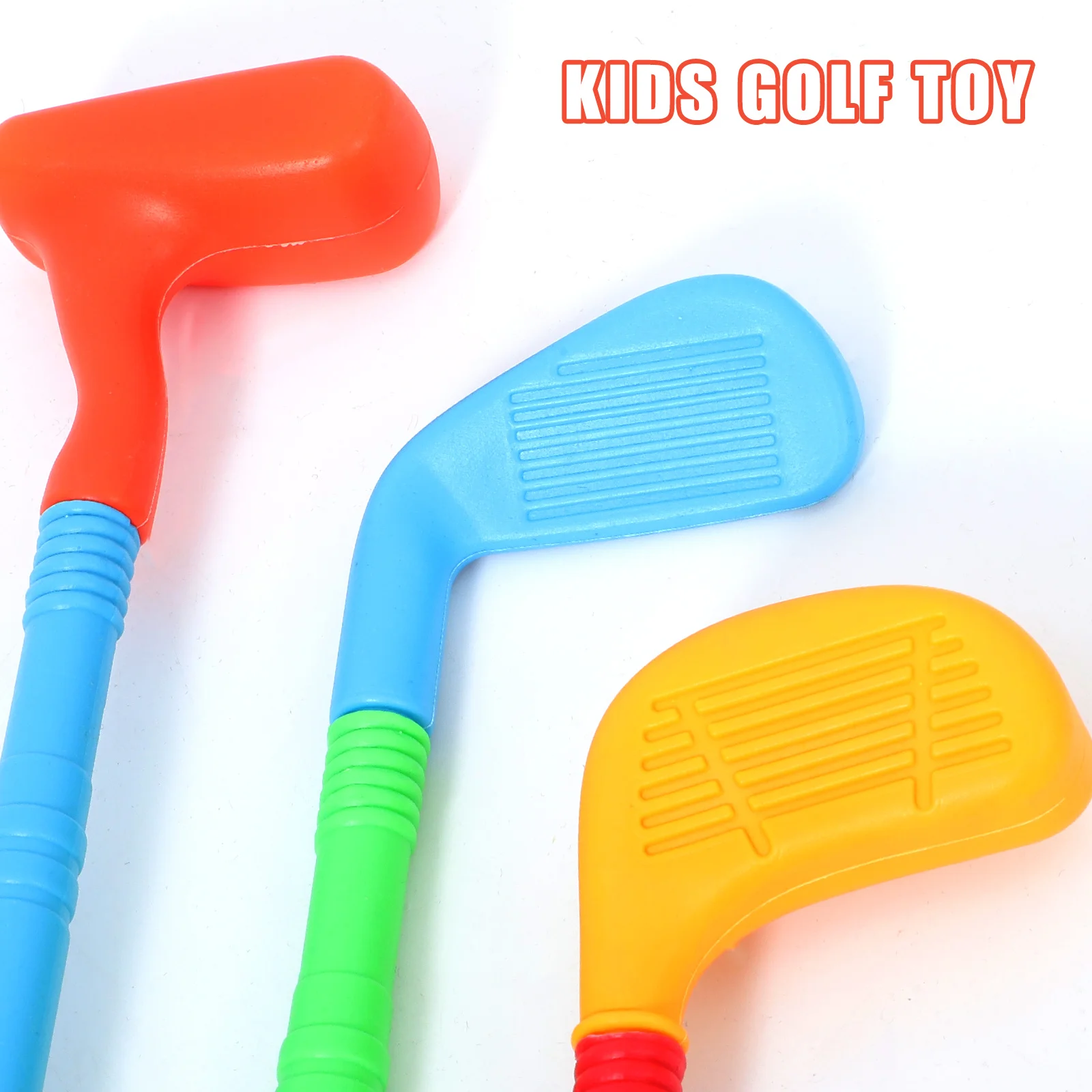 Golf Club Set Balls Children Plaything Sports Toys Cart Puzzle Toddler Clubs Abs Kids