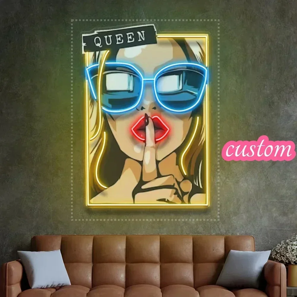 Custom Commercial Neon Signs Printed Neon Lights for Room Office Store Wall Decoration Valentine's Day Anniversary Neon Custom