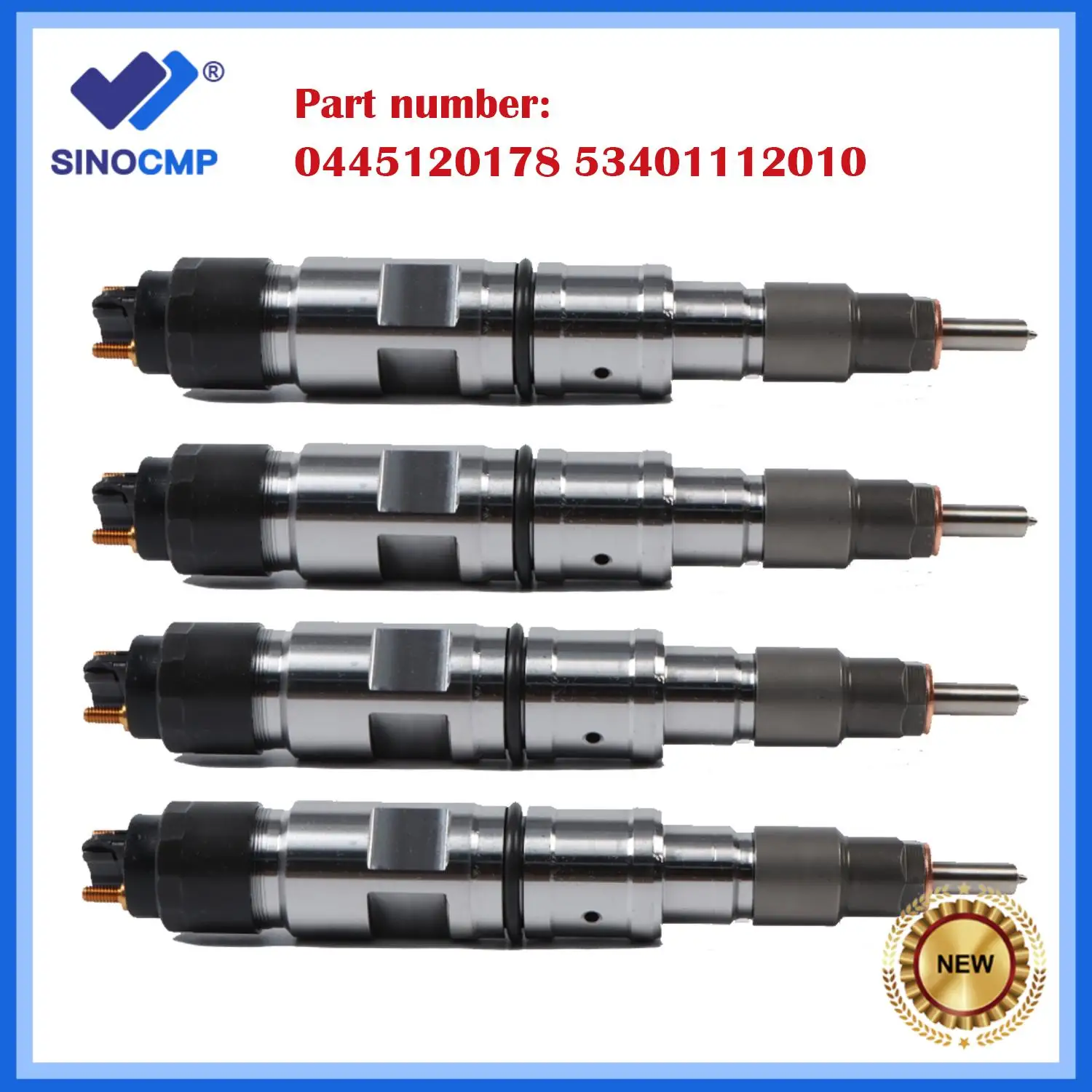 

4 шт. форсунки дизельного топлива 0445120178 53401112010 для Bosch YMZ/Yambz 4,4 YMZ/Yambz 6,7 автозапчасти