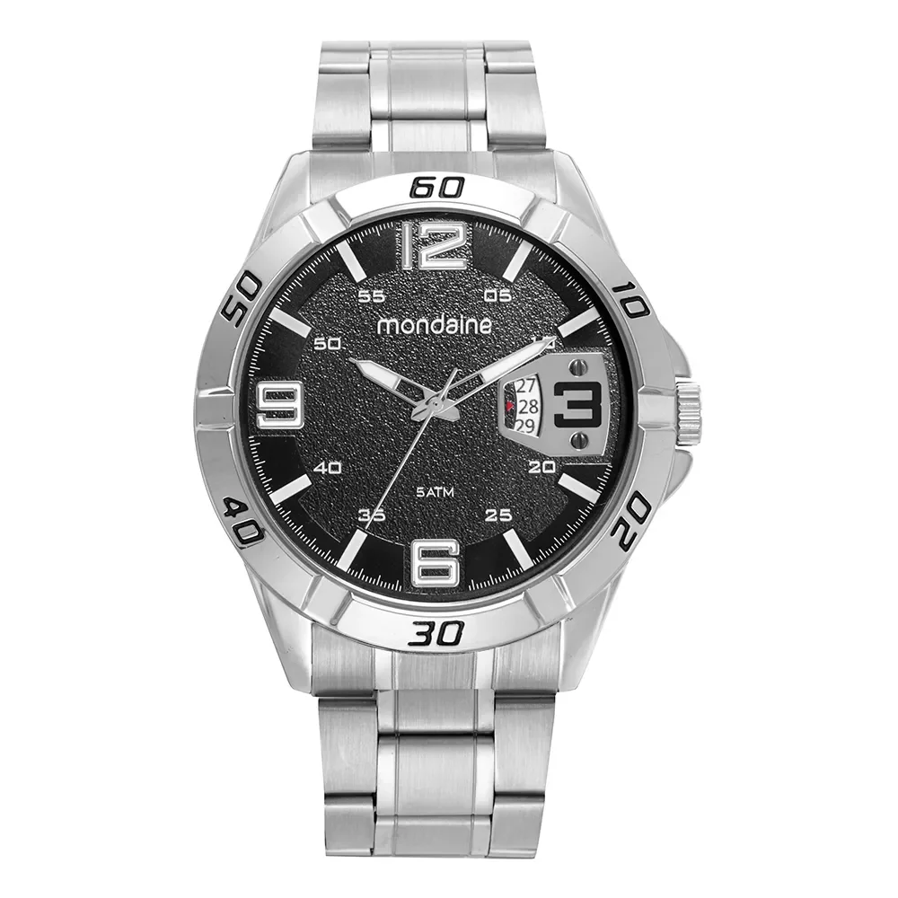 Relógio Mondaine Masculino Calendario Duplo 32650G0MVNE1