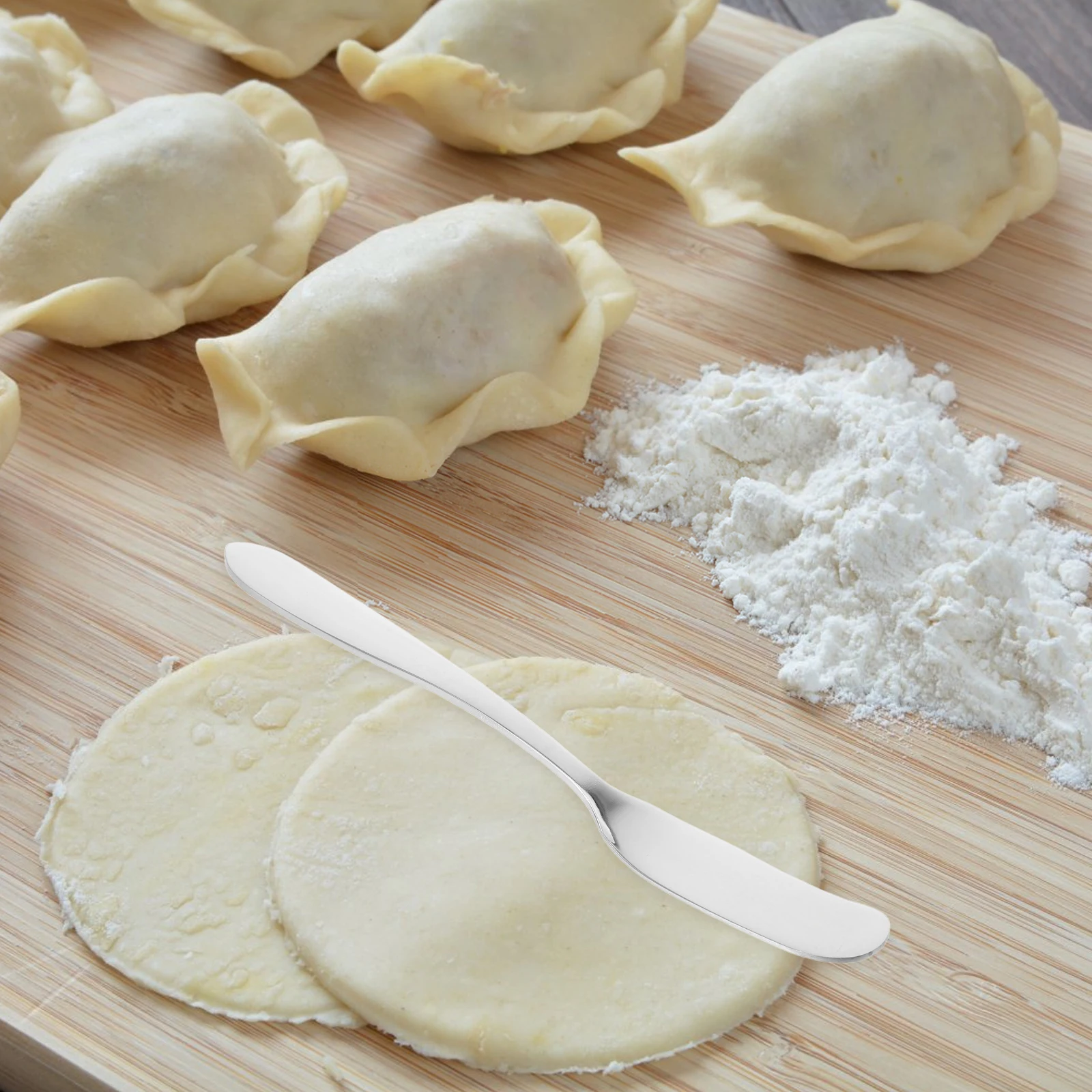 Ложка для наполнения пельменей из нержавеющей стали, многофункциональный нож для разбрасывания масла Wonton, крем для торта, сырное варенье, закусочное кухонный инструмент