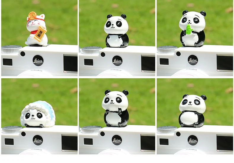 Camera Cartoon Hot Shoe Panda Series Protective Cover for SLR Camera Universal for Canon 200d Nikon Sony Fujifilm xt30xt4 5