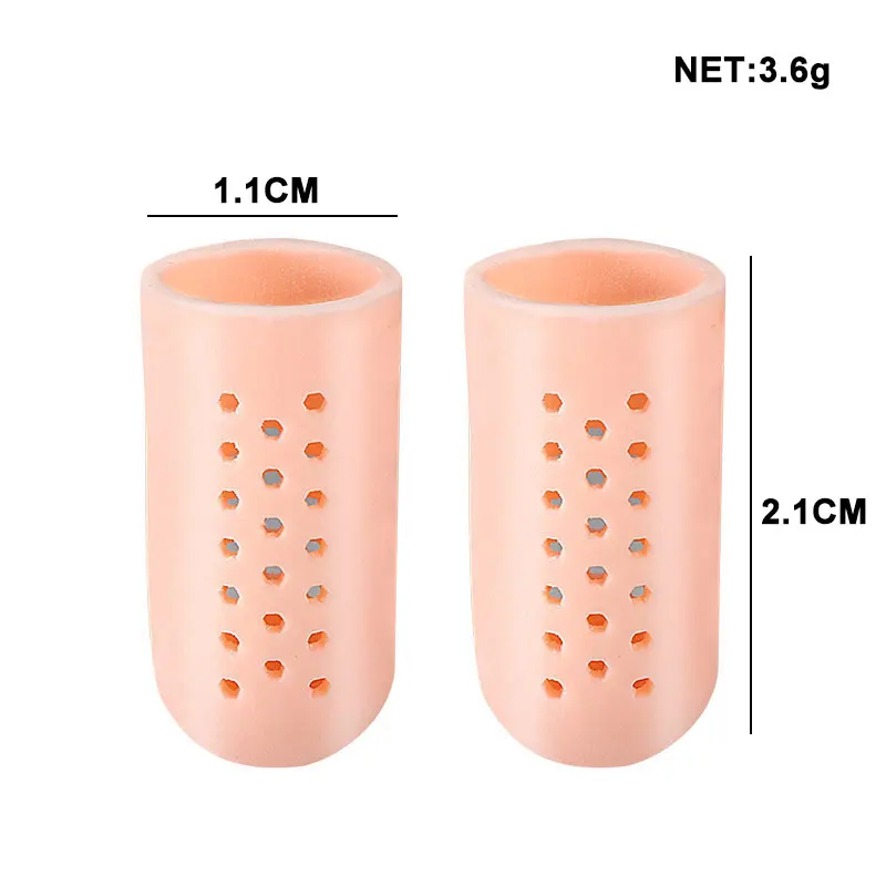 Protecteur d\'orteils en Silicone, soin des orteils, cors de pieds doux et respirant, ampoules, Protection des orteils, outil de soins des pieds, 2