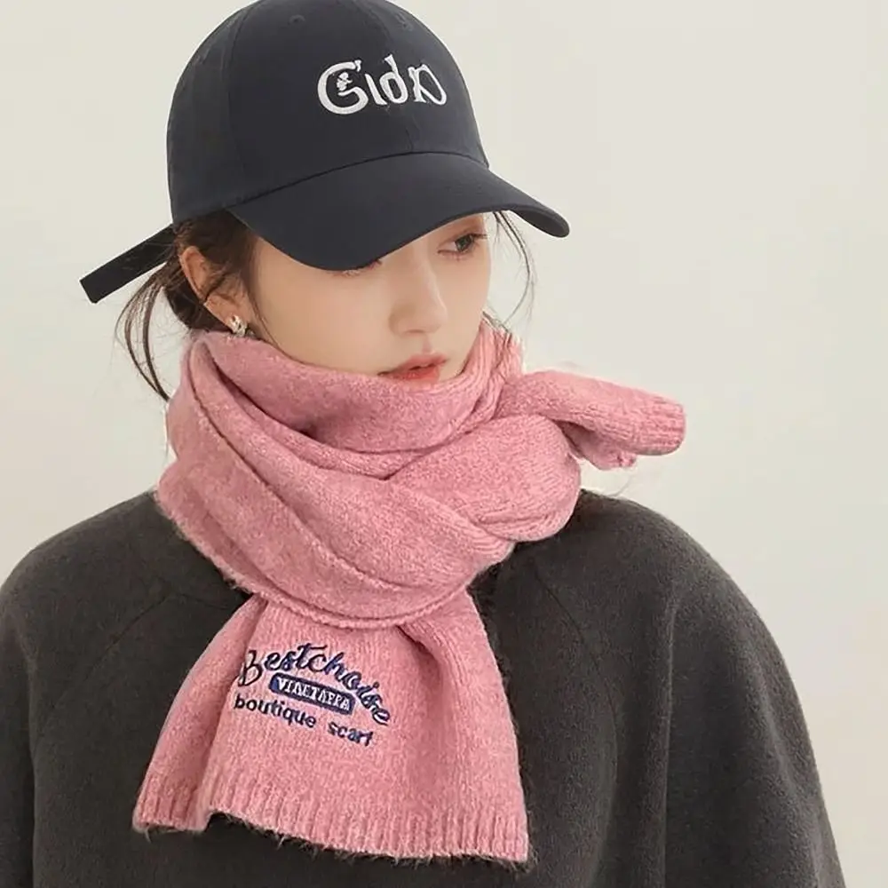 140x30 ซม.ถักผ้าพันคอขนสัตว์All-Matchหนาผ้าคลุมไหล่สีทึบฤดูหนาวWARMความร้อนคออุ่นสําหรับผู้หญิงหญิงMaiden