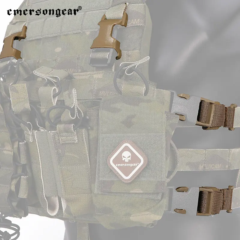 Комплект адаптеров Emersongear Chest Rig to Vest, лямки для жилета Molle, кемпинга, треккинга, адаптера EMERSON, охотничьи аксессуары EM7330