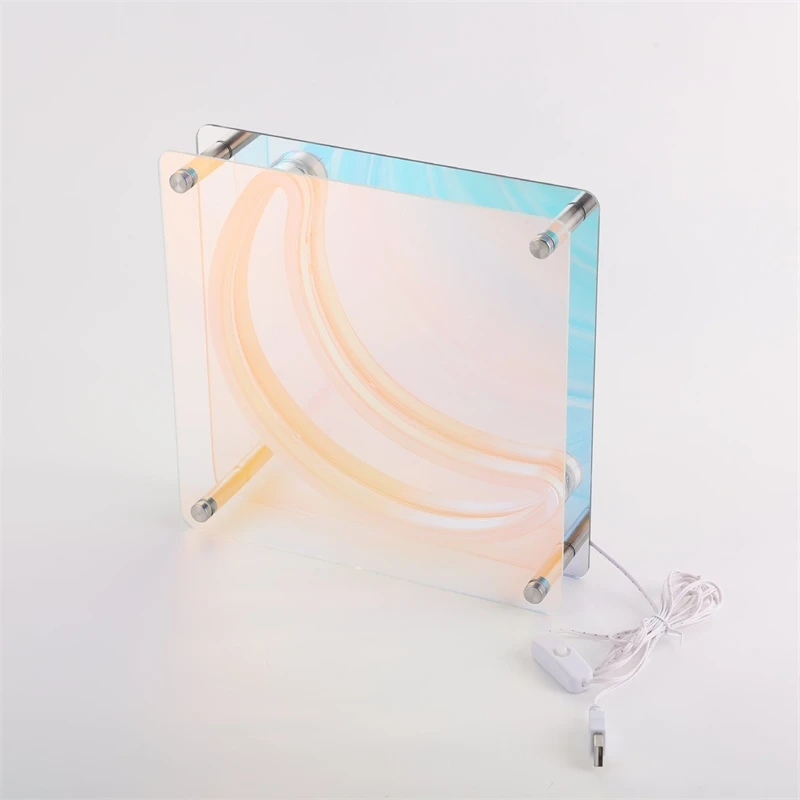 

Многослойный бесконечный светодиодный светильник, меняющий цвет, акриловая звезда, луна для спальни, декор стола, вечерние центр, дети, подростки, пары