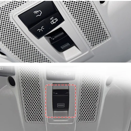 Imagen 2 del producto Interruptor de ventana de techo para interior de coche, cubierta de botón para Mercedes Benz A, B, CLA, GLA, W156, W176, W246, W117, accesorios