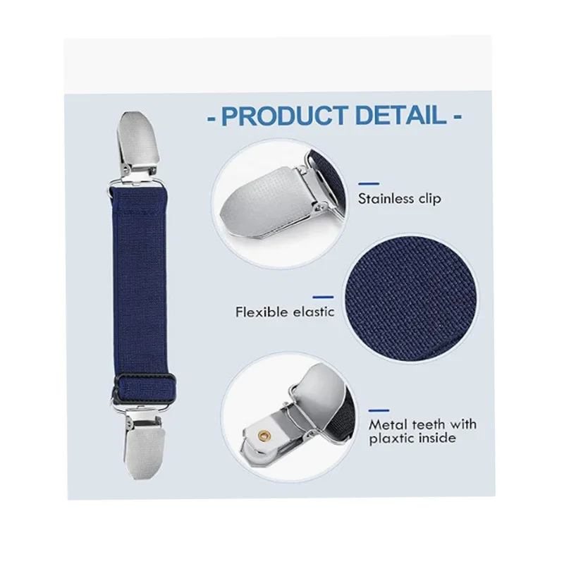 6 pezzi tenditore in vita per pantaloni cintura con clip elastica regolabile per pantaloni donna uomo