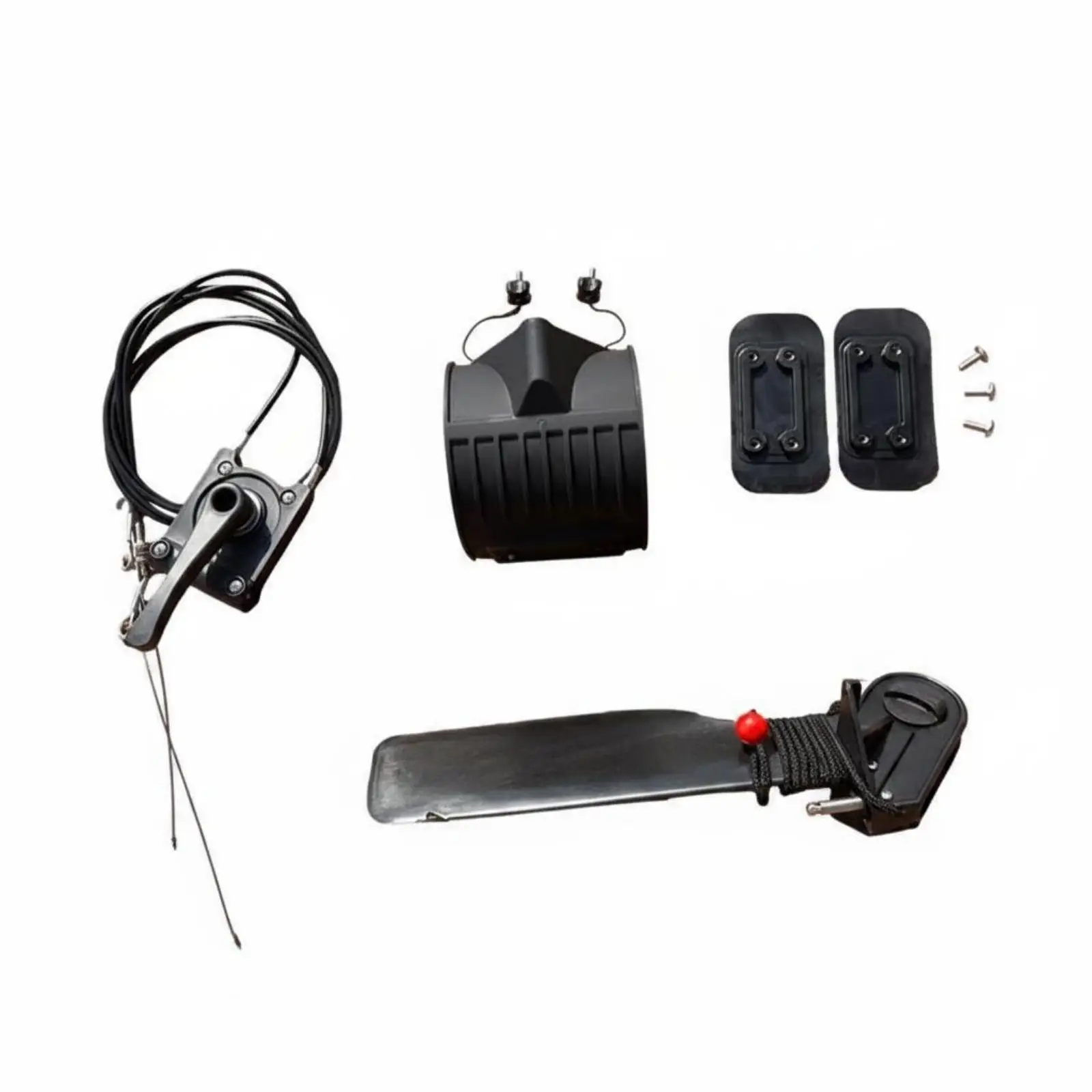 Fishing Kayak Rudder Kit Easy to Install Kayak Steering Steering System Stern Rudder Set Water Travel