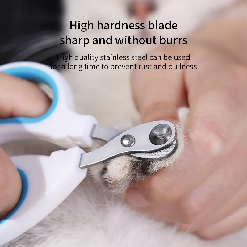 Cat Nail Clippers For Small Cat Dog Stainless Steel Professional Puppy Claws Cutter Pet Nail Grooming Clippers Trimmer