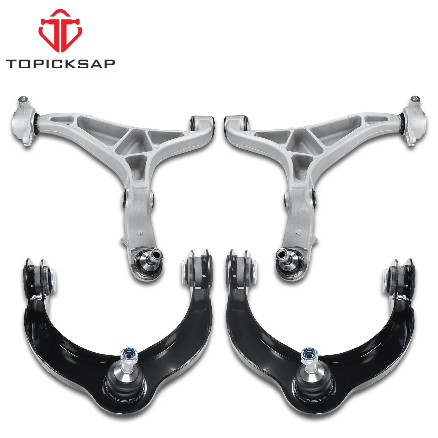 

TOPICKSAP 4Pcs Front Lower Upper Control Arm w/Ball Joint for Jeep Grand Cherokee 2016-2022 Dodge Durango 2016-2022