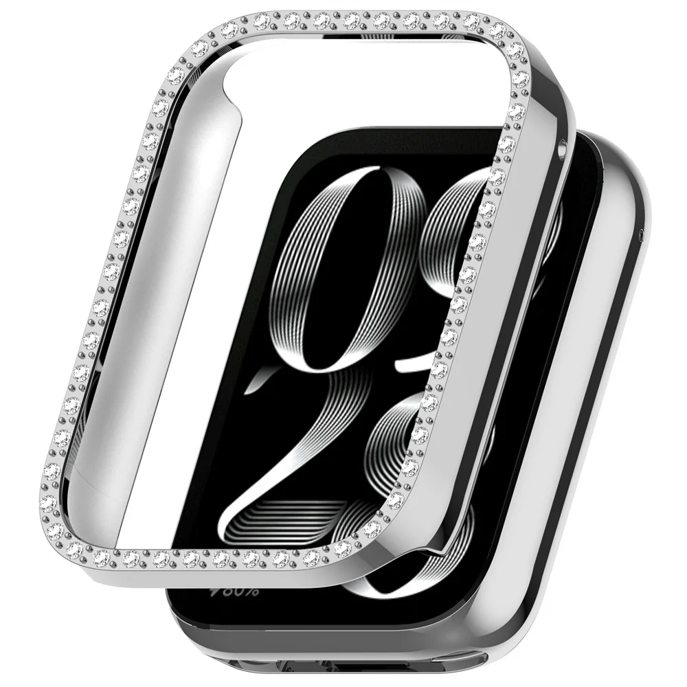 PC-Hohlgehäuse für Xiaomi Mi Band 9 Pro Smartwatch, Diamant-Kristall-Schutzhülle, Zubehör-Ersatz – Detail 9