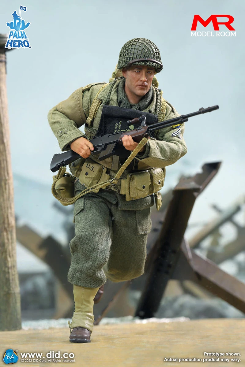 DID XA80012 1/12 WWII US 2nd Ranger Battalion Private First Class Reiben Figure Model 6'' Male Soldier Action Doll Full Set Toy