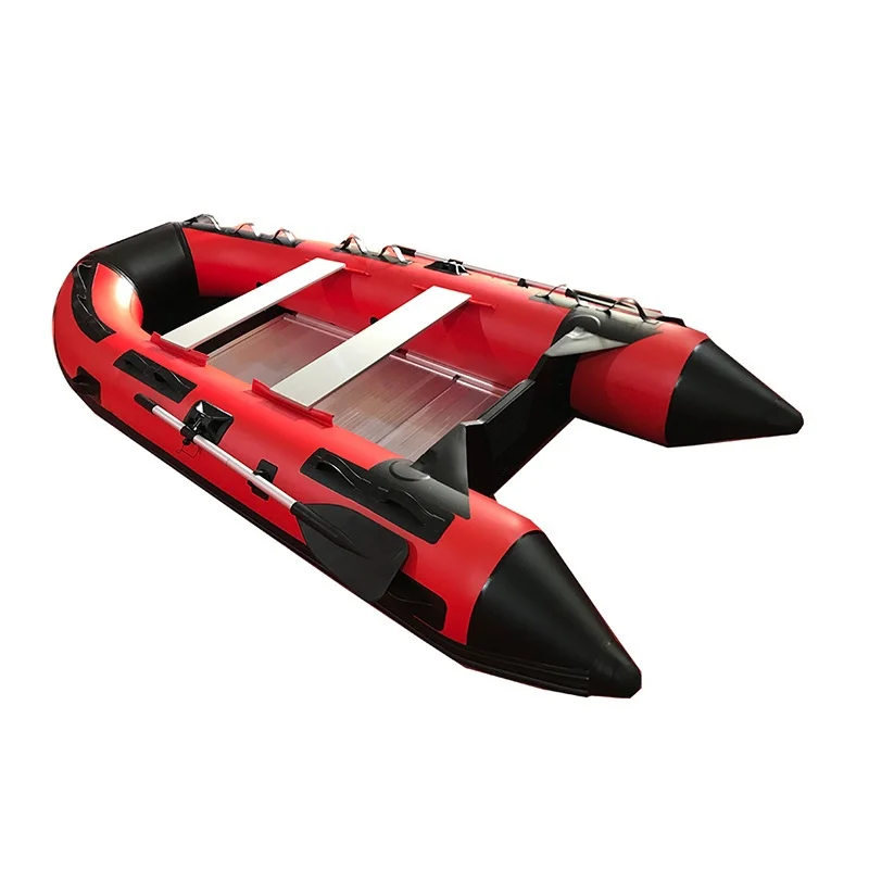 

Factory Wholesale Aluminum Floor Inflatable Boat Rowing Boat For Drifting Fishing Outdoor