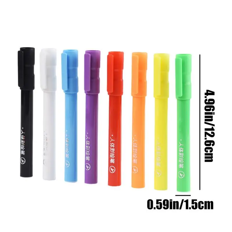 Маркеры для краски для лица, моющийся маркер для макияжа, набор палочек для краски для тела, 8-цветный набор для рисования лица для художественного театра, макияжа клоуна для женщин